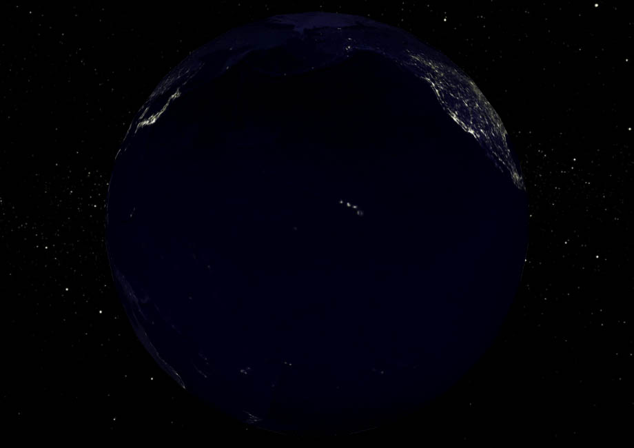 Oceania at Night